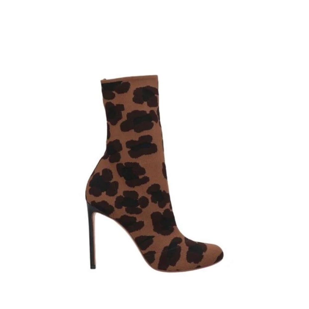Francesco Russo Women's Brown Ankle Boots Textile Fibers size 39 NWTs